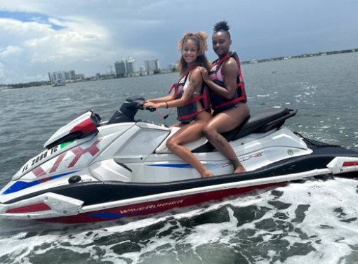 Riding the waves on a premium jet ski
